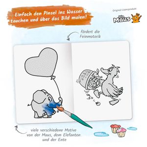 Produktbild für Malbuch Trötsch Zaubermalbuch Die Maus