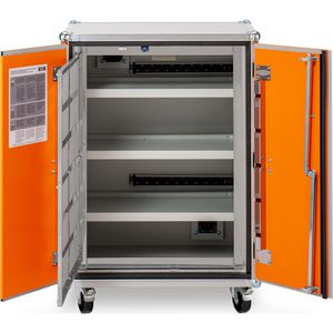 Produktbild für Akku-Ladeschrank CEMO Basic 8/10, mit 18 Steckdosen