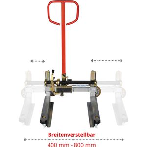 Produktbild für Hubwagen Manuvit Palbac, Tragkraft 750kg