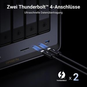 Produktbild für NAS UGREEN NASync DXP6800 Pro, 25899, 2x 10GbE LAN, 6 Bay