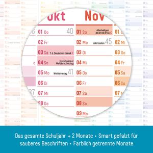 Produktbild für Plakatkalender Häfft 11164-7, Rainbow, 2026/2027