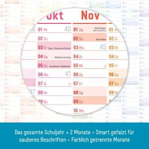 Produktbild für Plakatkalender Häfft 9779-0, Rainbow, 2025/2026