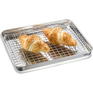 Produktbild für Backblech Gefu Variado 14766, silber, aus Edelstahl