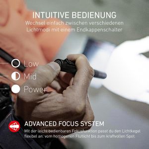 Produktbild für Taschenlampe Ledlenser P4R, LED, aufladbar