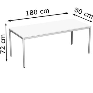 Produktbild für Besprechungstisch Geramöbel S-520146-WL, rechteckig