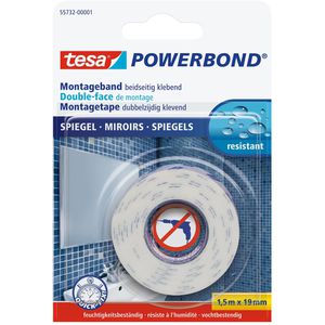 Montageband Tesa Powerbond Spiegel, 1,5m x 19mm