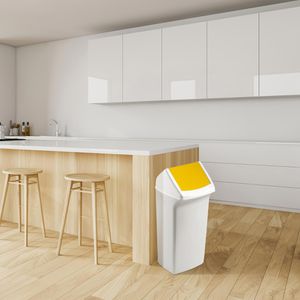 Produktbild für Mülleimer Durable Durabin Flip, VEH2012035, gelb