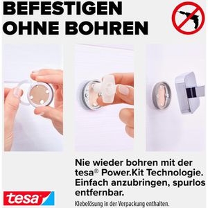 Produktbild für Handtuchhalter Tesa Elegaant 40436, silber