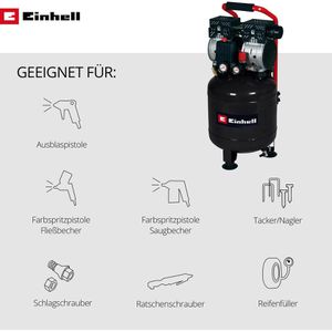 Produktbild für Kompressor Einhell TE-AC 135/24 Silent Plus, 57 dB(A), 230V