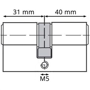 Produktbild für Schließzylinder BKS PZ 8812, mit 3 Schlüsseln