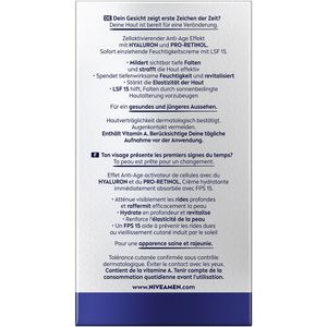 Produktbild für Feuchtigkeitscreme Nivea Men Anti-Age, mit LSF 15