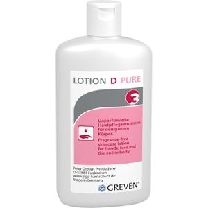 Greven Hautcreme LOTION D Pure, Pflegelotion, unparfümiert, 100ml