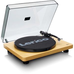 Produktbild für Plattenspieler Lenco L-30WD braun, mit USB