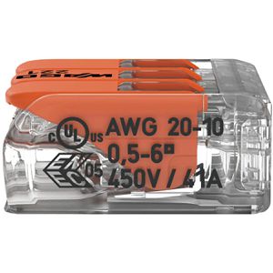 Produktbild für Verbindungsklemme Wago Compact, 221-613/995-008, 3 Leiter