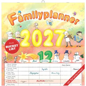 Produktbild für Familienplaner Alpha 113801, Cartoon, Jahr 2027