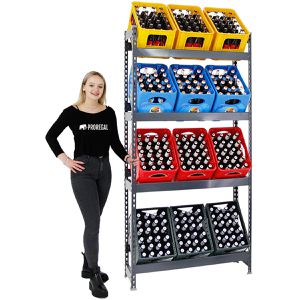 Produktbild für Getränkekistenregal PROREGAL High Big Camel, für 12 Kisten