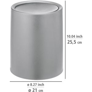 Produktbild für Mülleimer Wenko Atri, grau