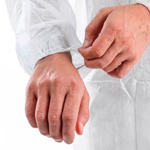 Produktbild für Schutzkittel Arnomed PROTECT PP Besuchermantel, weiß