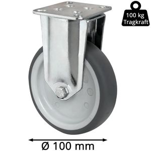 Produktbild für Apparaterolle CASCOO Serie P2T2, mit Anschraubplatte