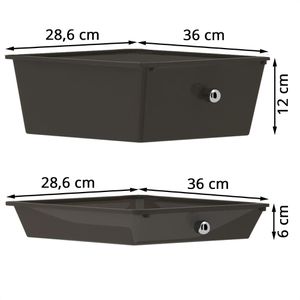 Produktbild für Schubladenwagen vidaXL 320407, mit 15 Schubladen