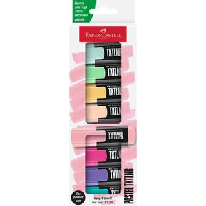 Produktbild für Textmarker Faber-Castell TXTLNR Pastell, 8 Stück