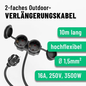 Produktbild für Verlängerungskabel Greate für außen IP44