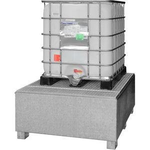 Auffangwanne CEMO GS1a, 10614, aus verzinktem Stahl