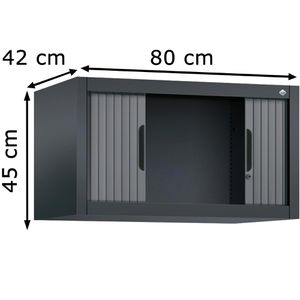 Produktbild für Aufsatzschrank CP-Möbel Omnispace, anthrazit