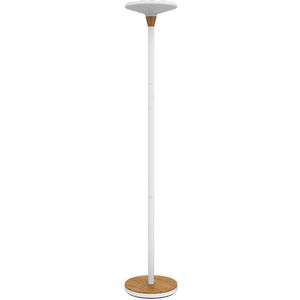 Stehlampe Unilux Baly Bamboo, LED, weiß, 180 cm