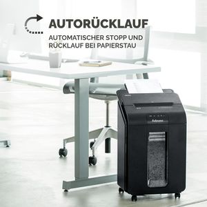 Produktbild für Aktenvernichter Fellowes 4629201 AutoMax 100M, mit Rollen