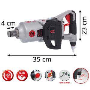 Produktbild für Druckluft-Schlagschrauber KS-Tools superMONSTER, 3405 Nm