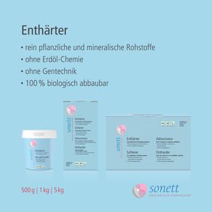 Produktbild für Wasserenthärter Sonett DE1027, für Waschmaschine, Pulver
