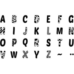 Produktbild für Motivstempel Aladine Stampo Bambino Alphabet, Ø4cm