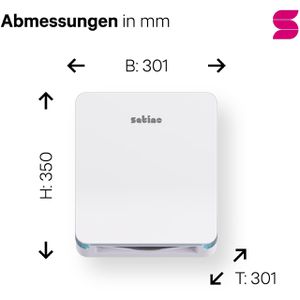 Produktbild für Handtuchspender Satino Hyginity S, 333402, PT 3