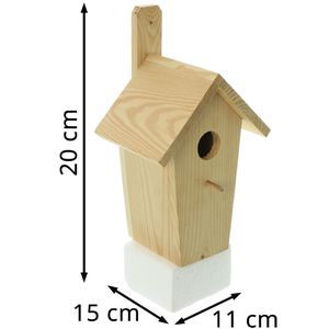 Produktbild für Vogelhaus Frank-Flechtwaren Nistkasten, FluglochØ 30 mm