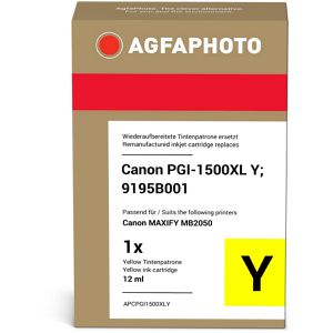 Produktbild für Tinte AgfaPhoto für Canon PGI-1500XL Y