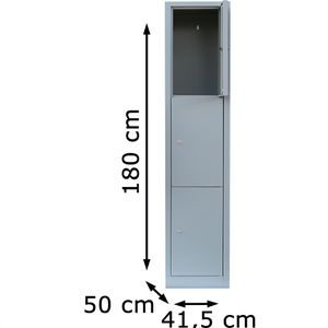 Produktbild für Schließfachschrank ClassiX X-523310, lichtgrau