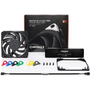 Produktbild für Gehäuselüfter Noctua NF-A12x25 PWM black.swap