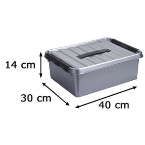 Produktbild für Aufbewahrungsbox Sunware Q-Line Box 78600628, 12L