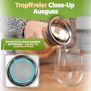 Produktbild für Karaffe Clidor Crystal Clear, mit Deckel