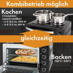 Produktbild für Minibackofen Clatronic Kleinküche KK 3786