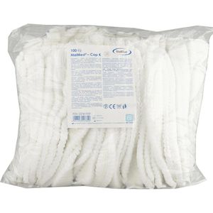Produktbild für Baretthauben MaiMed Cap K, Klipphauben