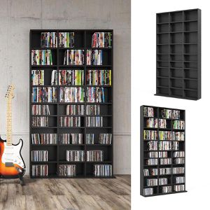 Produktbild für CD-Regal Vicco Jukebox, schwarz