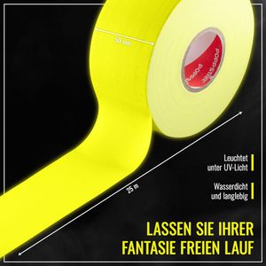 Produktbild für Gewebeband Poppstar 1011220, Neon
