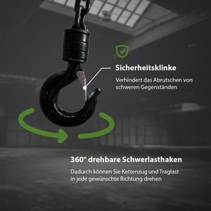 Produktbild für Kettenzug Trutzholm Profi, 41493, Triangel Flaschenzug