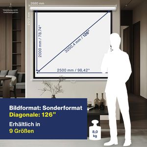 Produktbild für Beamer-Leinwand Magnetoplan 202501927