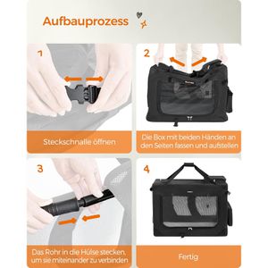 Produktbild für Tiertransportbox Feandrea Gr. XXXL, aus Stoff
