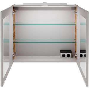 Produktbild für Spiegelschrank Fackelmann B.brillant 84090, eiche