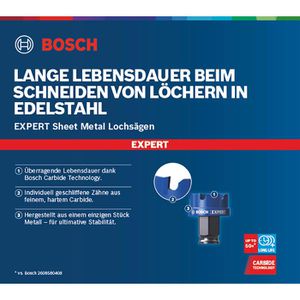 Produktbild für Lochsäge Bosch Expert Sheet Metal, 6-teilig