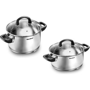 Produktbild für Topfset Karcher Mia 123064, Edelstahl
